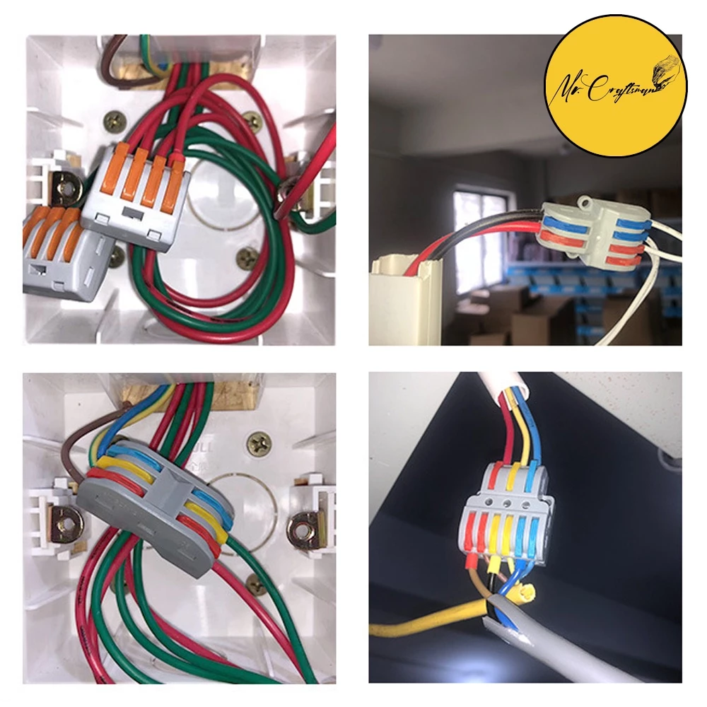 ตัวต่อสายไฟ เต๋าต่อสายไฟ Quick Connector Terminal Block thumbnail 3