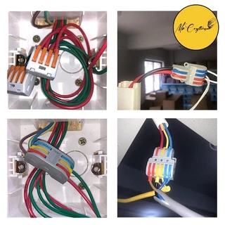 ตัวต่อสายไฟ ขั้วต่อสายไฟ เต๋าต่อสายไฟ เต๋าต่อไฟ Quick Connector Terminal Block