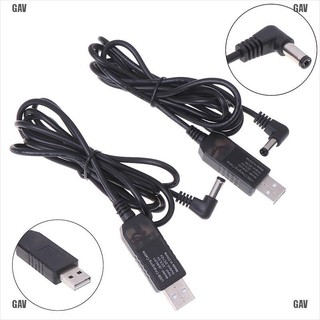 (gav) สายเคเบิ้ลเชื่อมต่อ Usb dc 5v to dc 9v 12 v step up 2.1x5. 5