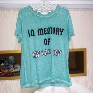 ส่งต่อForever21 Size M "In memory of my last nap" top ใส่ครั้งเดียว