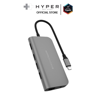 HYPER รุ่น HyperDrive Power 9-in-1 USB Type-C Hub - สีเทา - อุปกรณ์เชื่อมต่อ