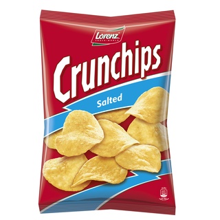 ลอเรนซ์มันฝรั่งแผ่นดั้งเดิม 100ก. LORENZ CRUNCHIPS GESALZEN SALTED 100G