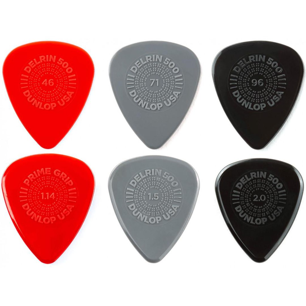 Dunlop ปิ๊กกีตาร์ รุ่น PRIMEGRIP® DELRIN 500 ขนาด 0.46 mm
