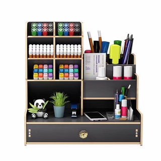 ชั้นเก็บปากกา ชั้นเก็บของจุกจิก Office desk storage shelf pen holder storage box creativity office Nordic ins