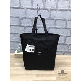 Anello Logo Printed tote2way shoulder rucksack (Black) (Outlet)