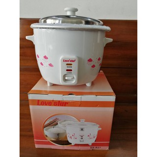 Love Star หม้อหุงข้าวไฟฟ้า ขนาด1ลิตร DS-R27  (คละลาย)