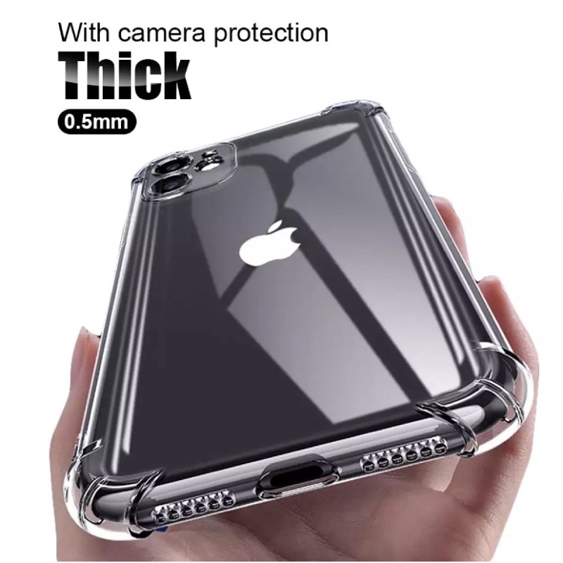 เคสไอโฟน caseiPhone เคสใสกันกระแทก สำหรับiPhone7 8 se2020 7Plus 8plus 11 12 12promax 13 13promax