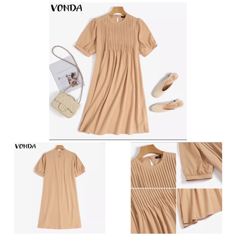 มือ1 สาวอวบ เดรส vonda