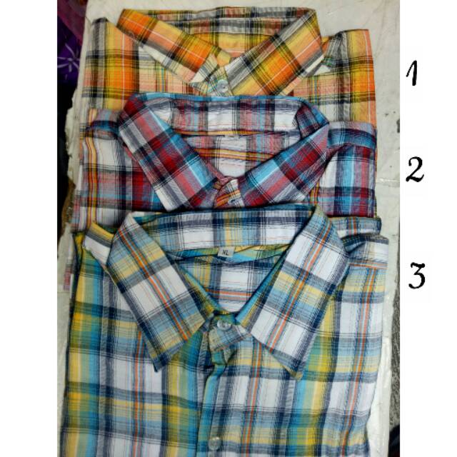 KEMEJA KATUN เสื้อเชิ้ตแขนสั้นผู้ชาย / เสื้อ YANDEX YANDET MATERIAL / เสื้อเชิ้ตผ้าฝ้าย