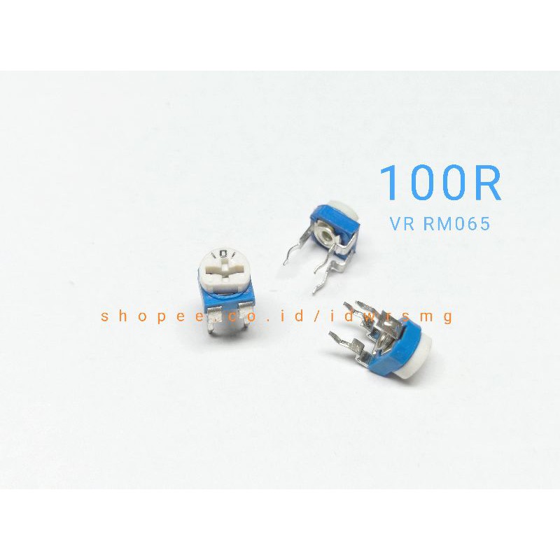 100 Ohm Trimpot Variable Resistor RM065 100Ohm VR RM-065 100 R