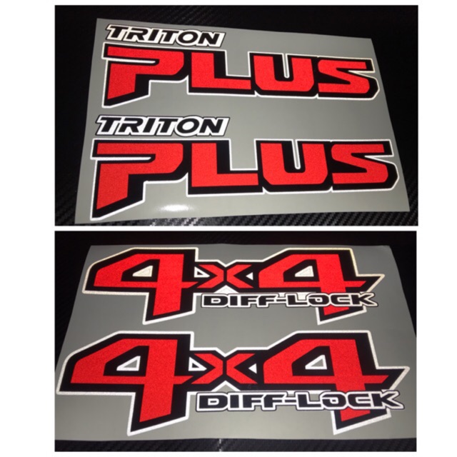 4x4 diff-lock TRITON PLUS 2019 งานตัดสะท้อนแสง3M