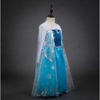 ชุดเจ้าหญิงเอลซ่า รุ่นราชินีน้ำแข็ง (Frozen ) ,ชุดเจ้าหญิงเอลซ่า , Elsa dress