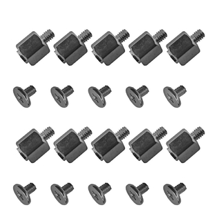 FUN 10 Set Hand Mounting Kits Stand Off Screw Hex Nut for A-SUS M.2 SSD Motherboard