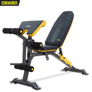 POWER REFORM เก้าอี้ยกน้ำหนัก รุ่น Fighter ม้ายกดัมเบล เก้าอี้ออกกำลังกาย Adjustable Weight Bench