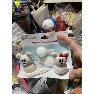 กิ๊บ คริสต์มาส โตเกียว ดิสนีย์ รีสอร์ต | Christmas Mickey Mouse Minnie Mouse Snowman ⛄️ Hair Clips  Tokyo Disney Resort