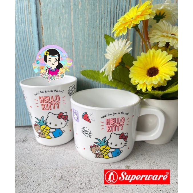 ชุดทานข้าวเมลามีนแท้ 100% ลาย Kitty Summer Fruits ลายใหม่ล่าสุด ศรีไทยซุปเปอร์แวร์ #ร้านรุ้งจิปาถะ - รูปที่ 2