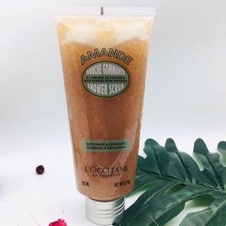 LOccitane Amande Almond Cleansing Exfoliating Shower Scrub 200ml.