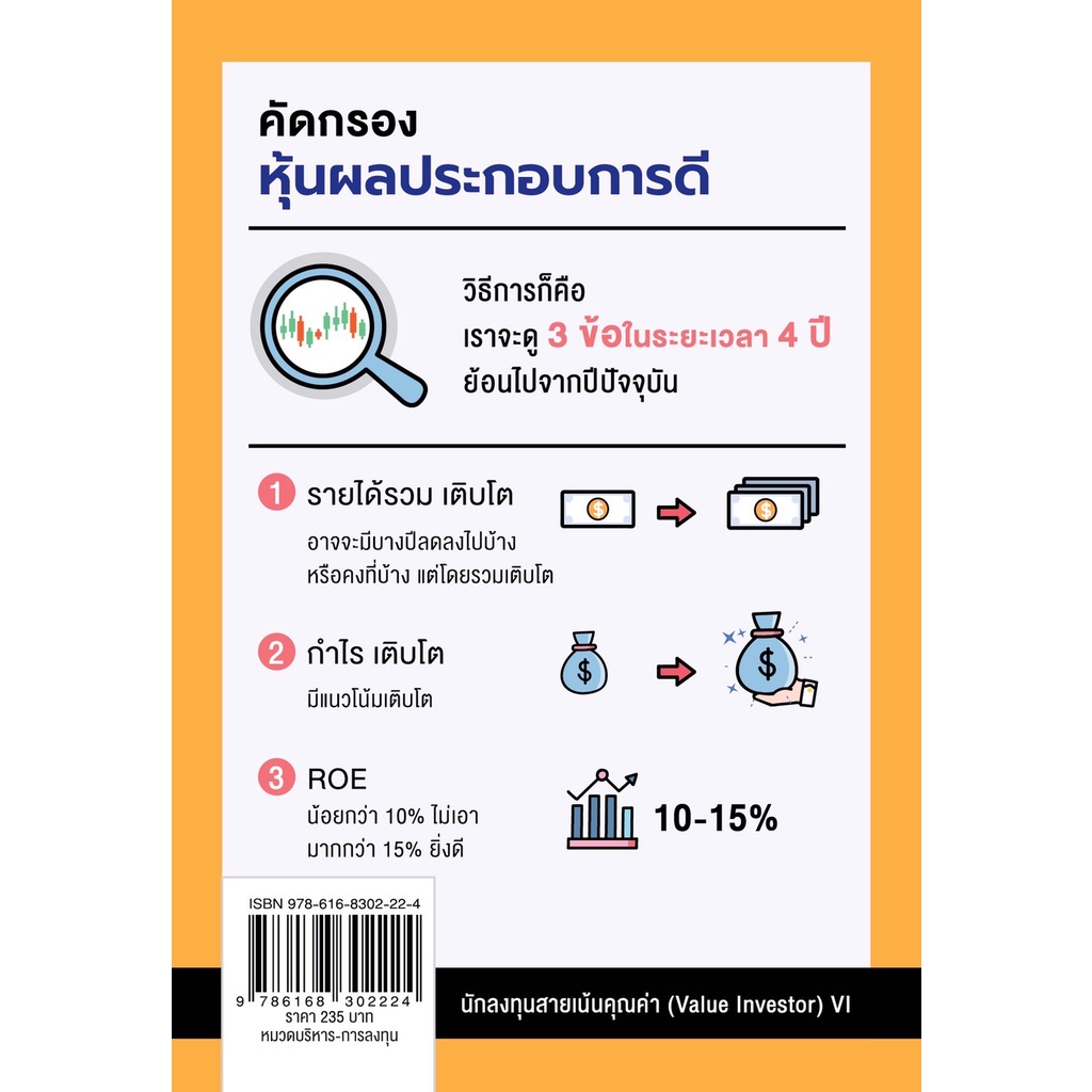 (แถมปกฟรี!) สุดคุ้ม! ซื้อยกเซต 3 เล่ม หาหุ้นดี / มือใหม่เทรดหุ้น / สรุปอินดิเคเตอร์ โดย ภาคิน รัตนกร