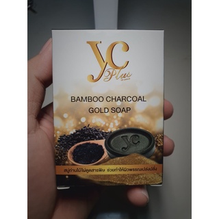 สบู่แบมบลู ชาโคล โกลด์ สำหรับลดสิว Bamboo Charcoal Gold