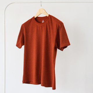 เสื้อยืดสีส้มพั้นซ์ ผ้าหนา 200g jasper Soft Cotton