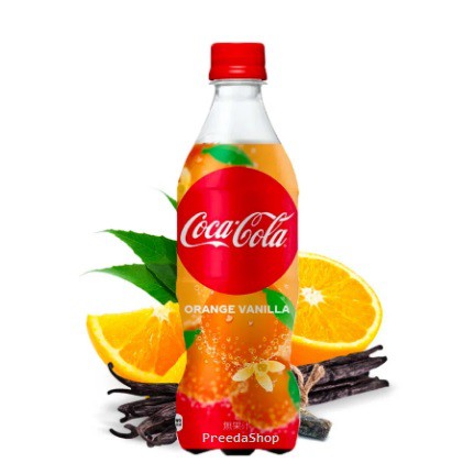 COCA COLA Coke Orange Vanilla Flavour 500ml โคคา โคล่า โค้กรสส้ม - วนิลา โค้ก limited edition 2020 จ