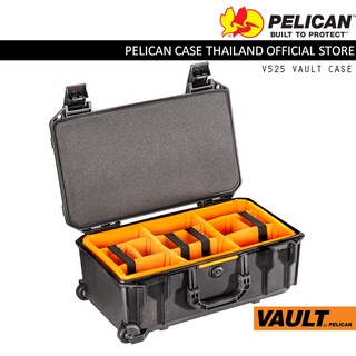 Pelican V525 Vault Carry-on Case with Padded Divider - กระเป๋ากล้อง / กล่องกันน้ำกันกระเเทก