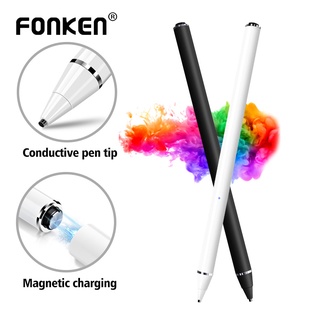 FONKEN Active Stylus Pen for phone Universal Smart Pencil for IOS Android Tablet Drawing Magnetic Charging Capacitive To