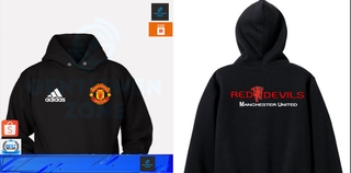 เสื้อฮู้ด Man U แมนเชสเตอร์ ยูไนเต็ด แบบซิป สวม สกรีนแบบเฟล็ก PU สวยสดไม่แตกไม่ลอก