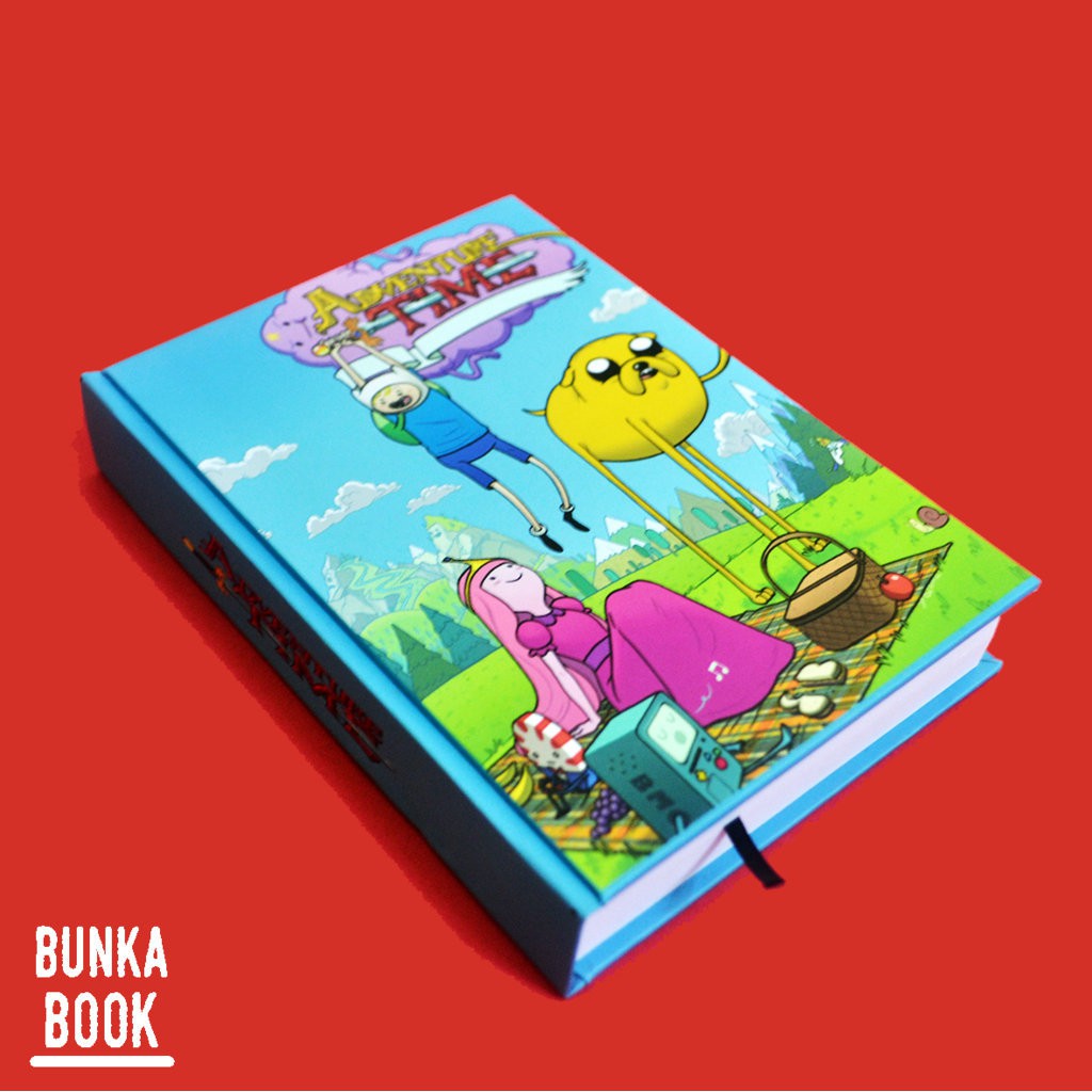 Pocket Book ปกแข ็ ง Adventure Time A6 ขนาด Journal Agenda Planner ของขวัญคู ่