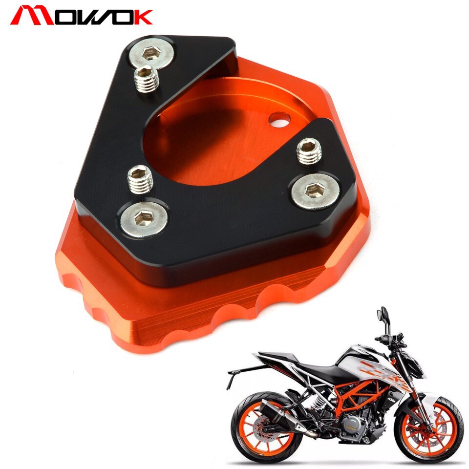 For KTM DUKE 125 200 390 690 690 950 990 RC125 RC200 RC390 950 990 Motorcycle Side Stand Enlarge Pad
