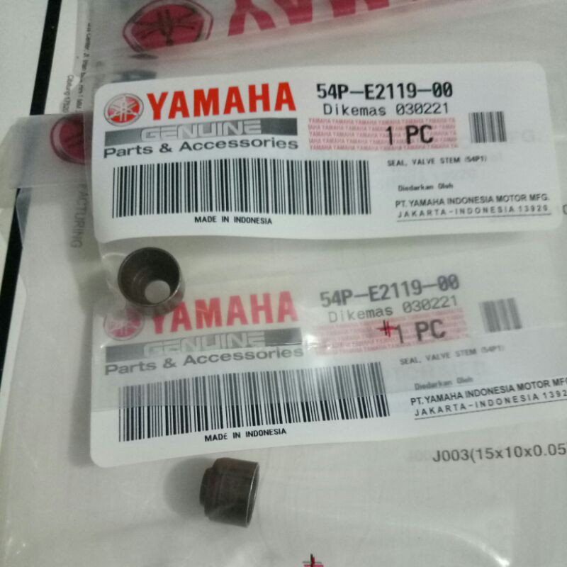 SET = 2 ชิ้น 54P e2119 ซีลวาล์ว Mio J Soul GT ORIGINAL YAMAHA