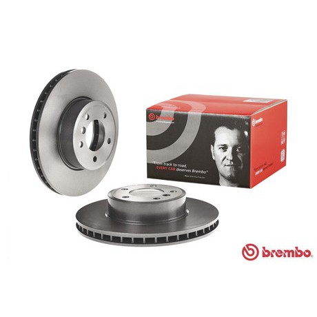 จานเบรคหน้า BMW SERIES5 E60 E61 520i 523i 525i 530i 540i 545i SERIES6 E63 E64 630i 324MM BREMBO/ชิ้น