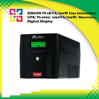 ZIRCON PI-1KVA/700W Line Interactive UPS/ Pi-1000/ 1000VA/700W/ Sinewave, Digital Display