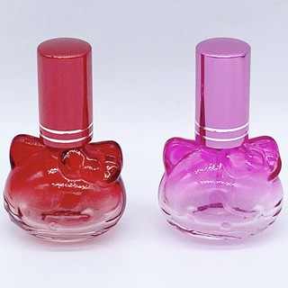 ขวดแก้วสำหรับแบ่งน้ำหอม รูปคิตตี้ ขนาด 10มล. Perfume Glass Spray Bottles, Kitty bottle 10 ml