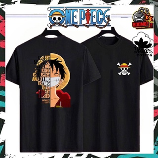 100% PREMIUM COTTON ONE PIECE LUFFY SMILE Cotton Tshirt T Shirt Tee Men Women Unisex Baju Lelaki Wanita Perempuan