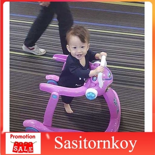 sasitornkoy รถหัดเดินราคาถูก รถหัดเดินเด็กอ่อน รถหัดเดินเด็ก มือ1 ปรับเป็นผลักเดินได้ CHUCHOB รถหัดเดินวงกลม