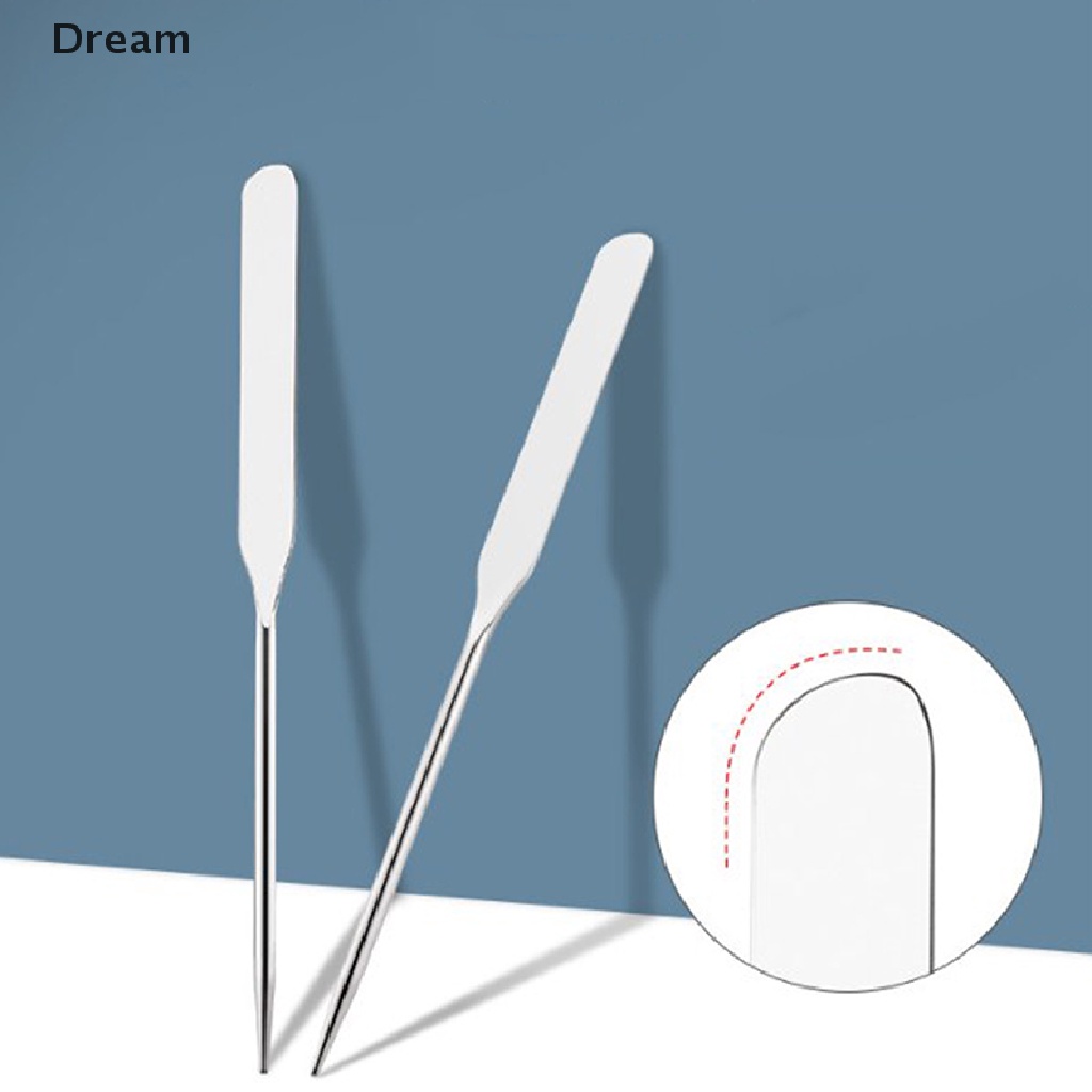 <Dream> ไม้พายผสมสเตนเลส แบบสองหัว สําหรับแต่งหน้า
