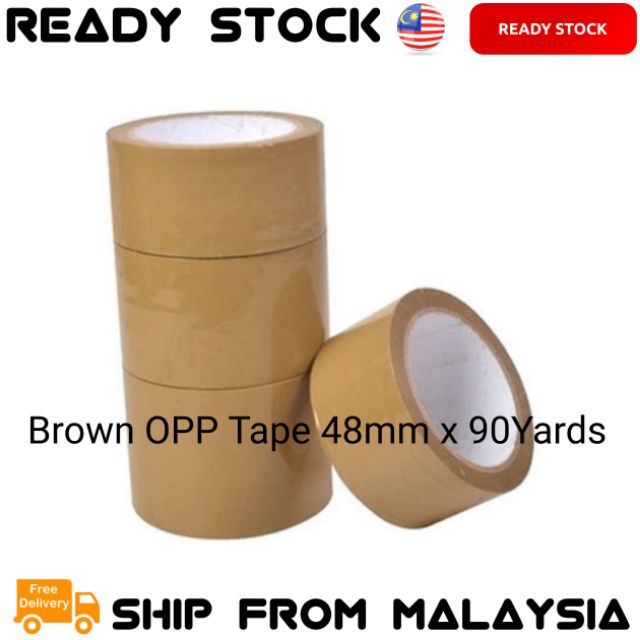เทปบรรจุภัณฑ์ OPP สีน้ําตาล 2 x 90Yards
