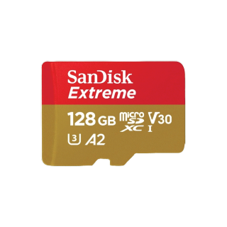 SanDisk EXTREME micro SDXC UHS-I A2 128GB (SDSQXAA-128G-GN6MN) reads 190MB/s writes 90MB/s