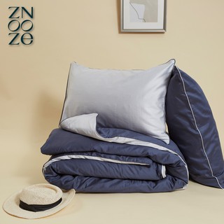 ปลอกผ้านวม Znooze 3.5 ฟุต - 6 ฟุต 100% Egyptian Cotton 500 เส้น Anti-bacterial ส่งฟรี