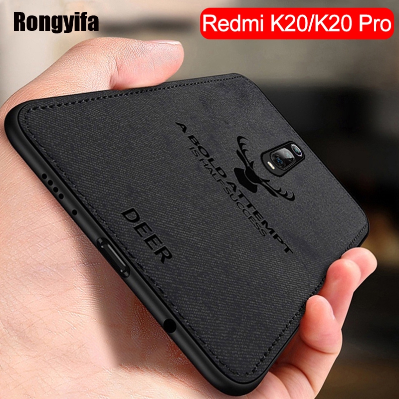 For Xiaomi Redmi K20 Pro Mi 9T Pro Redmi 7 Note 7 Case New Colth Texture Silicone Soft Edge Protection Back Cover