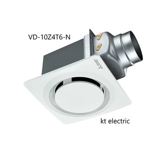MITSUBISHI VD-10Z4T6-N พัดลมระบายอากาศ ฝังฝ้า ต่อท่อ ใบพัด 4 นิ้ว หน้ากากกลม ดีไซน์ใหม่ *** ตรวจสอบขนาดก่อนสั่ง