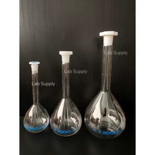 ILDAM_Volumetric Flask with Plastic Stopper (Class A) ขวดวัดปริมาตร จุกปิดพลาสติก ขนาดจุ 5, 25, 50, 250, 500, 1000ml