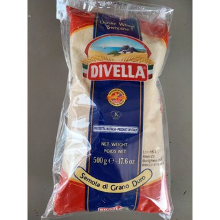 Divella Semolina Durum Wheat แป้ง สาลี ทำ พาสต้า  500 กรัม