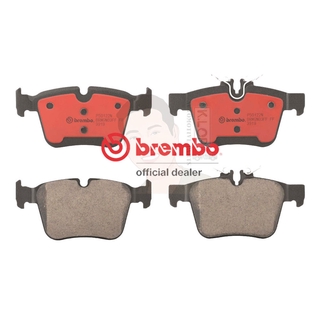 P50 122C ผ้าเบรก-R-แท้ BREMBO รุ่น Ceramic : BENZ C-Class (W205) 13-&gt; การันตีคุณภาพมาตรฐานโดย " เครอป อะไหล่ยนต์"