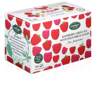 Nordqvist - Raspberry &amp; Birch Leaves 20 tea bags/box