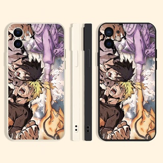 Sasuke เคสไอโฟน 7 8 plus se2020 เคส iPhone 8พลัส 12 11 pro max case 13 pro Xr Xs X max เคส นารูโตะ anime pattern cover