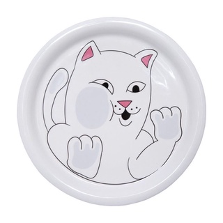 SLUM LTD - RIPNDIP Squished Nerm Ceramic Plate White