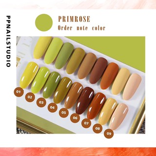 A12 Primrose สีเจลAS 15ML สีเจลโทนสีเขียว สีเขียวมะนาว