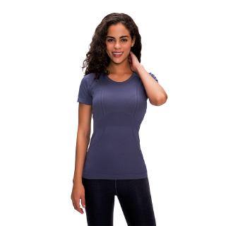 Lululemon เสื้อยืด คอกลม แขนสั้น 8 สี สําหรับผู้หญิง ใส่เล่นโยคะ กีฬา